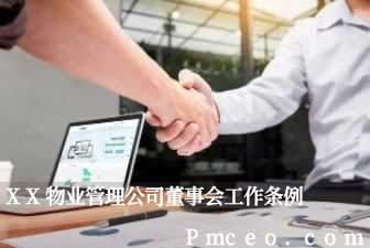 xx物业管理公司董事会工作条例