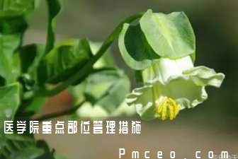 医学院重点部位管理措施